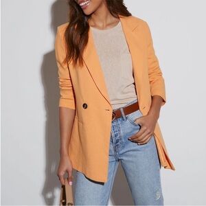 Women's Orange Blazer